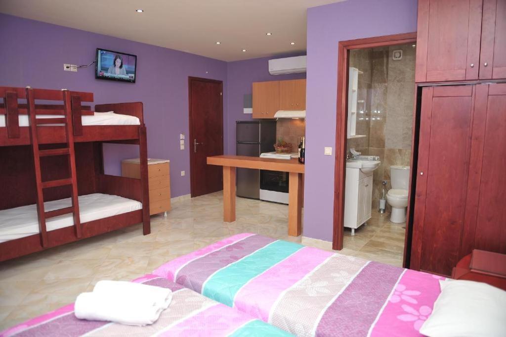 Kerkyra Beach Hotel & Apartments Бенитсес Экстерьер фото